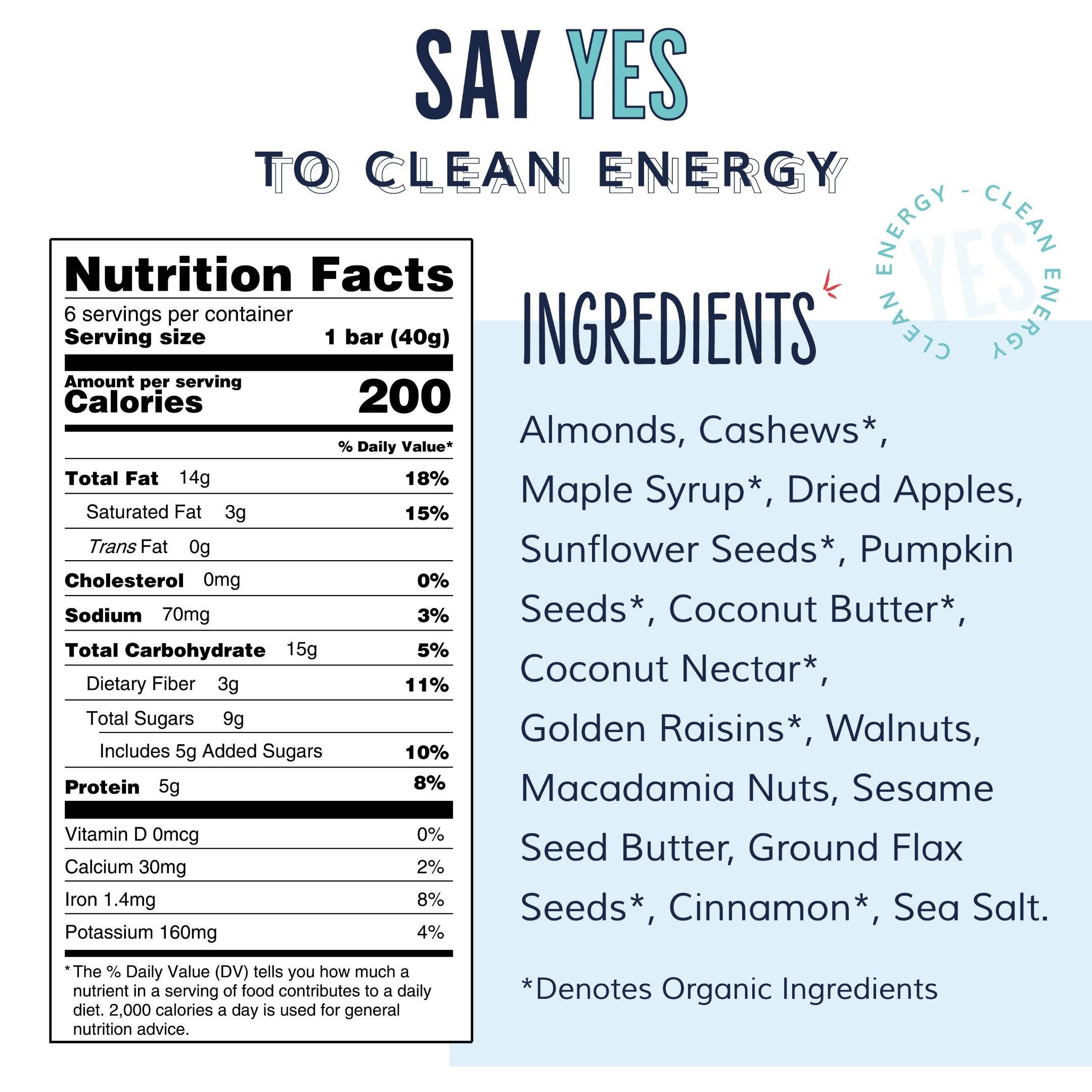 Apple Cinnamon Crisp - Premium Real Food Snack Bar