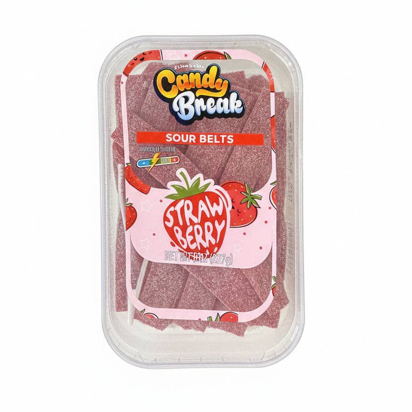 Candy Break Sour Belts Strawberry