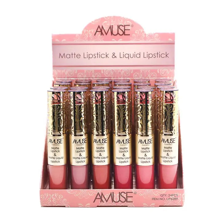 Amuse 2 in 1 Matte Lipstick & Matte Liquid Lipstick