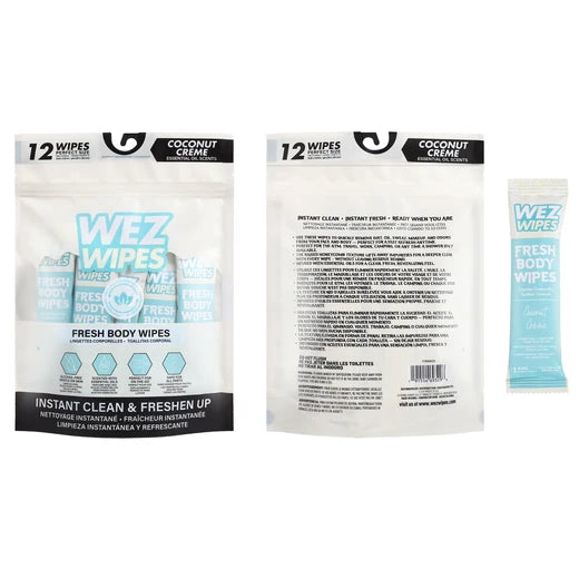 Wez Wipes-  Body Wipes
