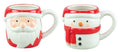 Jolly Christmas Santa Snowman Mug