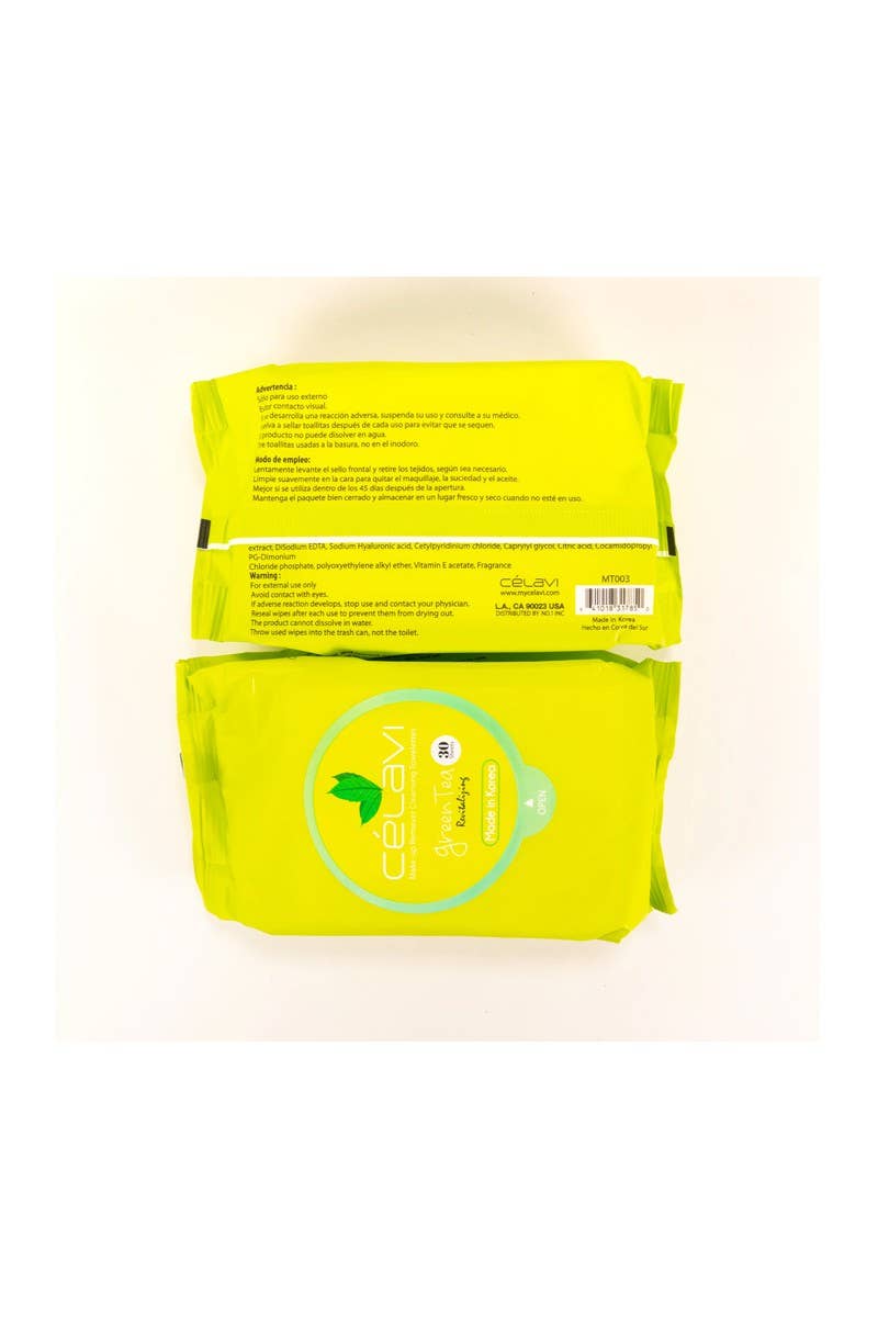 Green Tea Makeup Cleansing Towelette