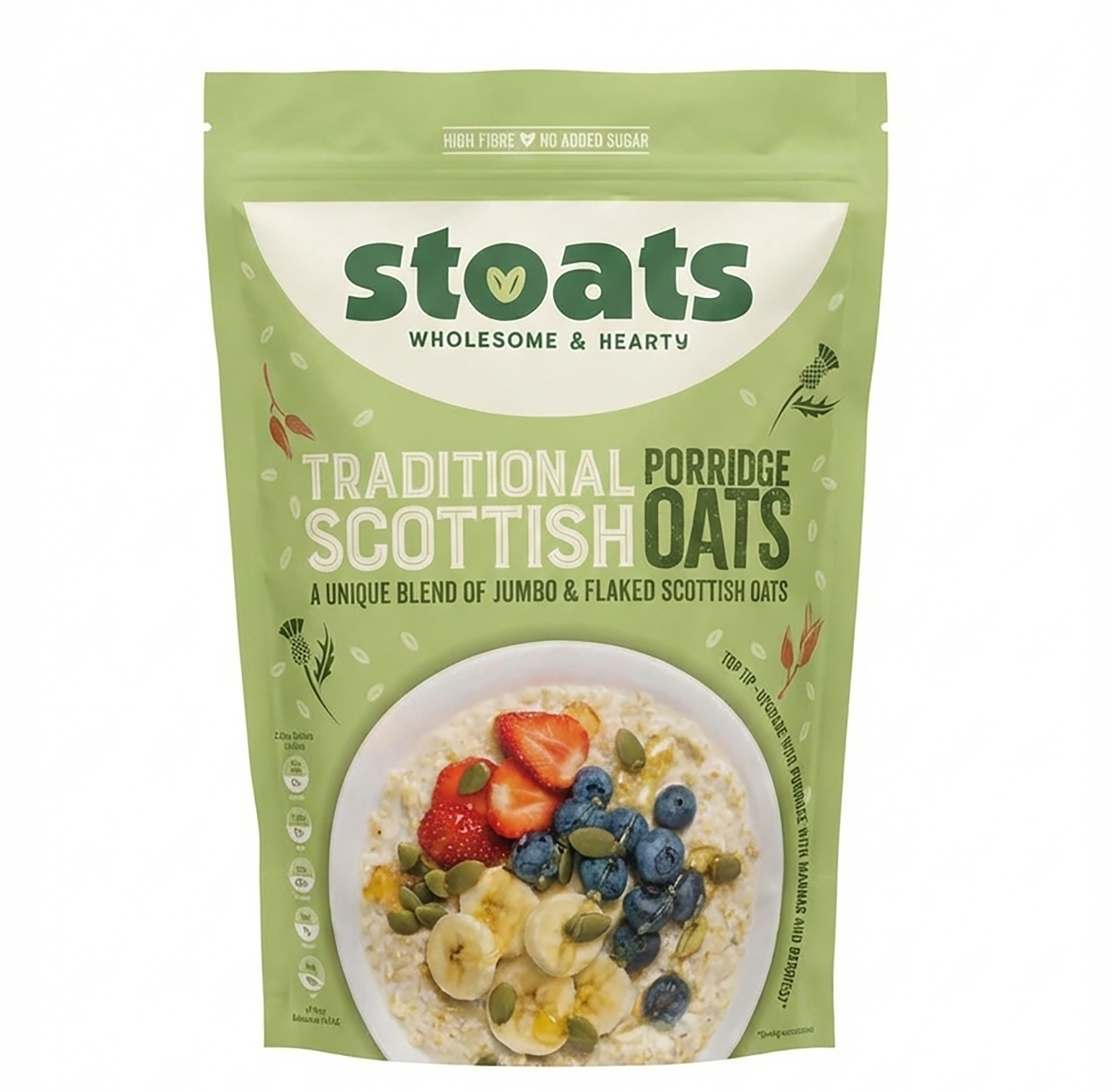 Stoat's Traditional Scottish Porridge Oats, 750g