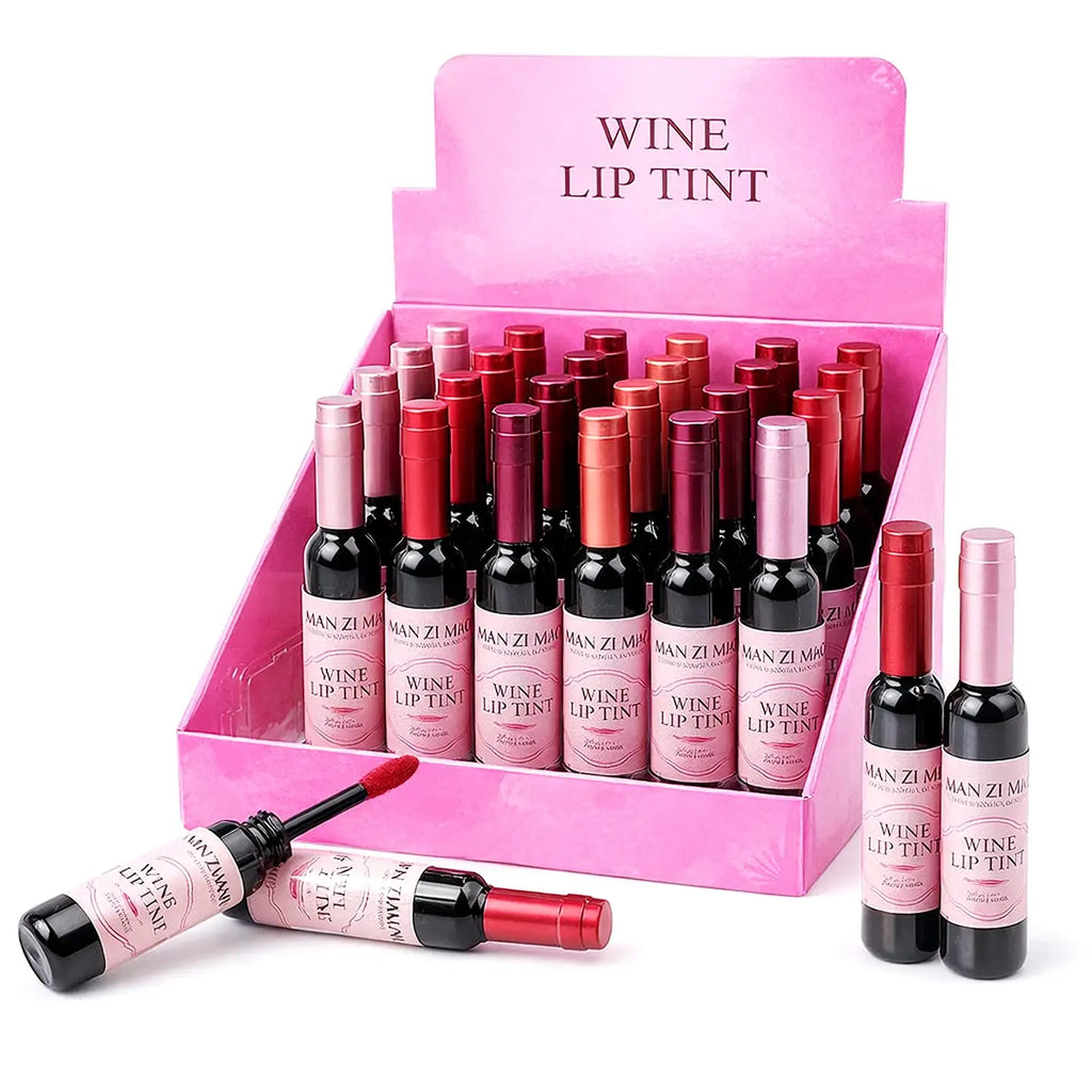 Wine bottle lip tint