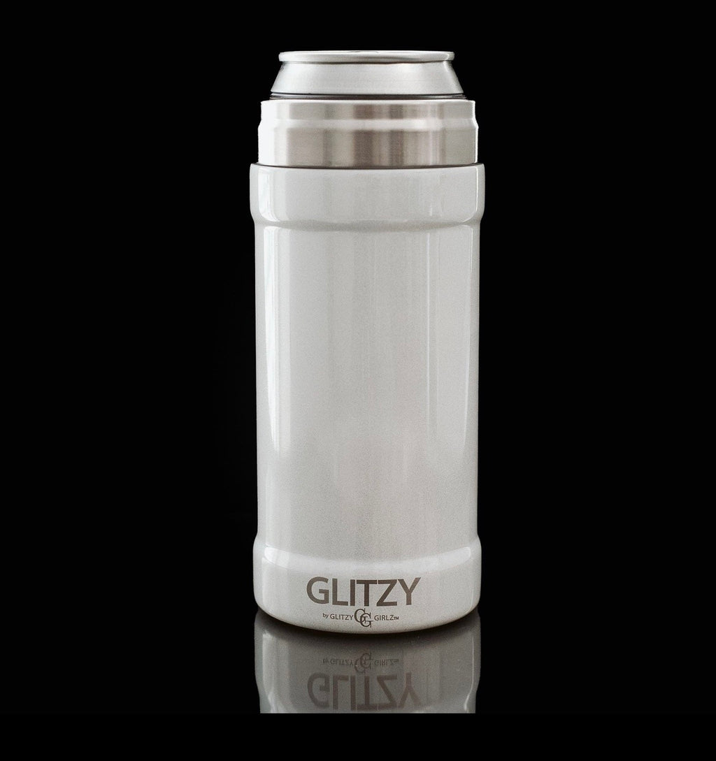 Glitzy Skinny Can Cooler