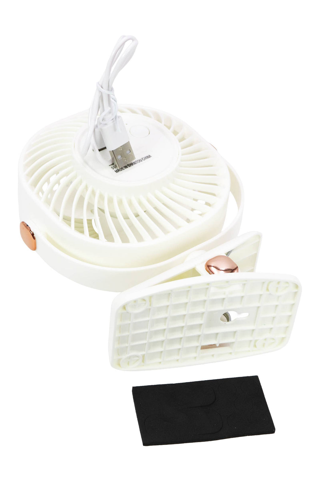 Retro Square Matte Clip-on Tabletop Desk Fan