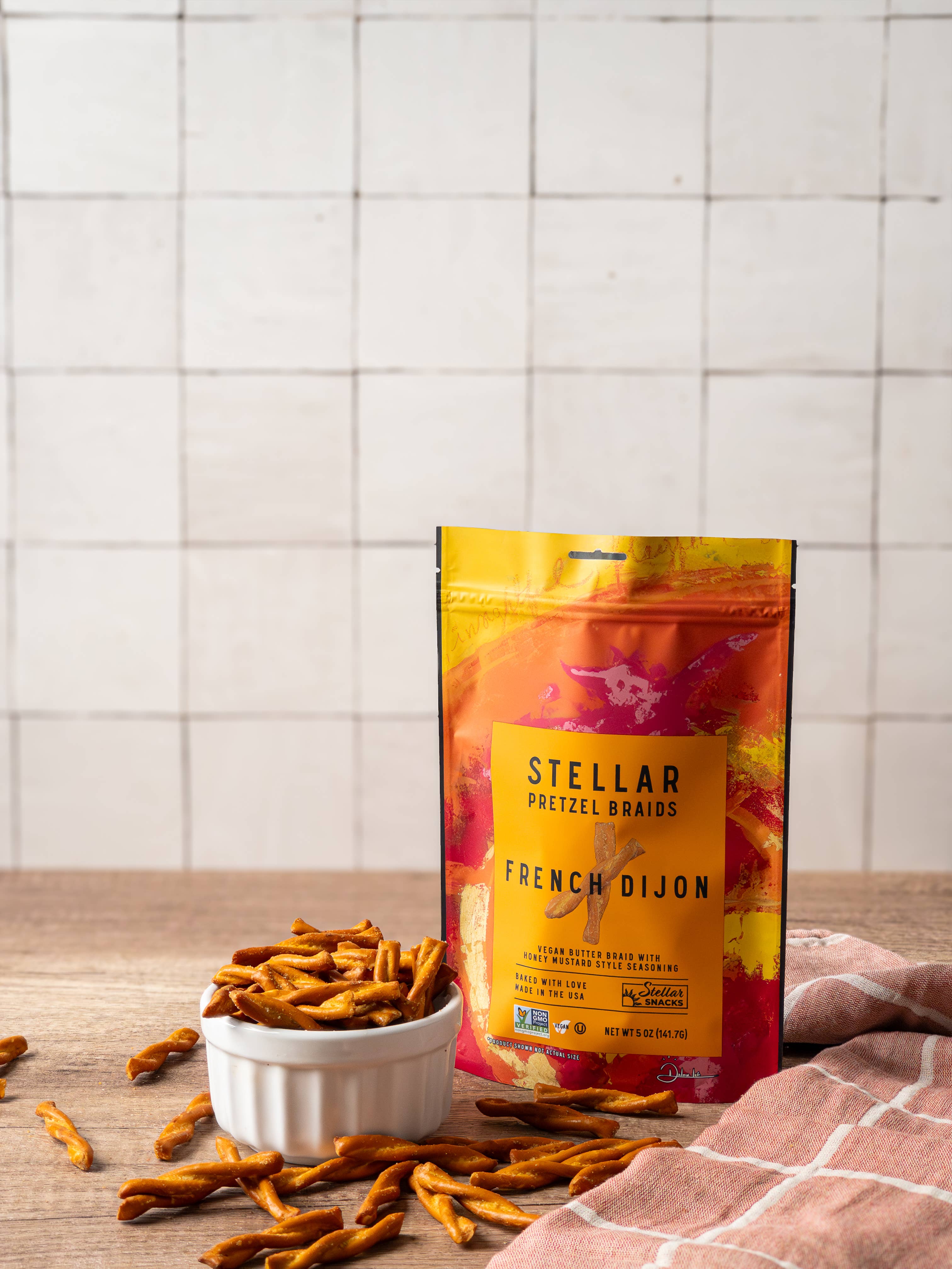 Stellar Pretzel Braids- French Dijon- 5oz
